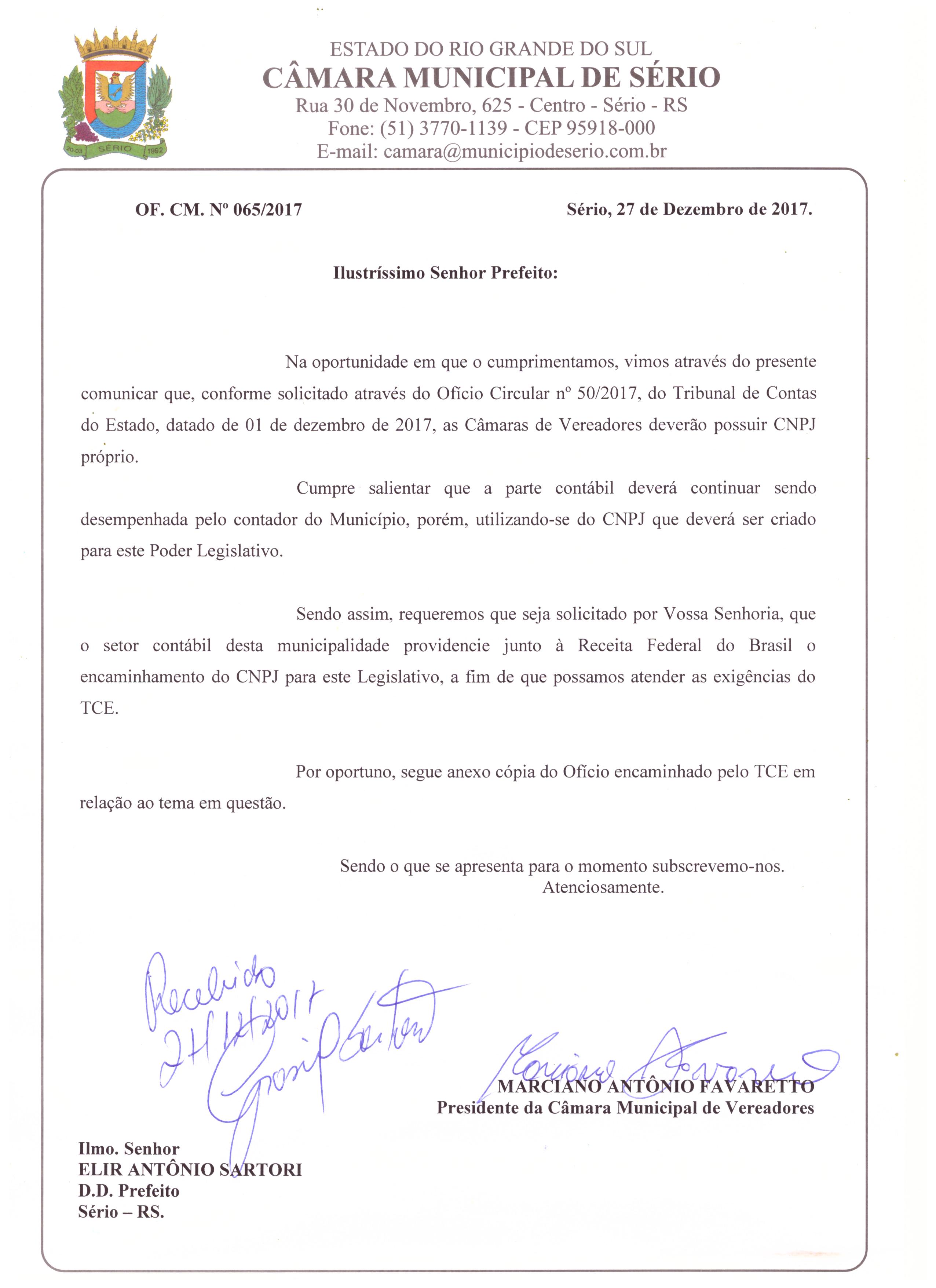 Câmara Municipal de Vereadores de Sério Câmara Municipal de Vereadores de Sério